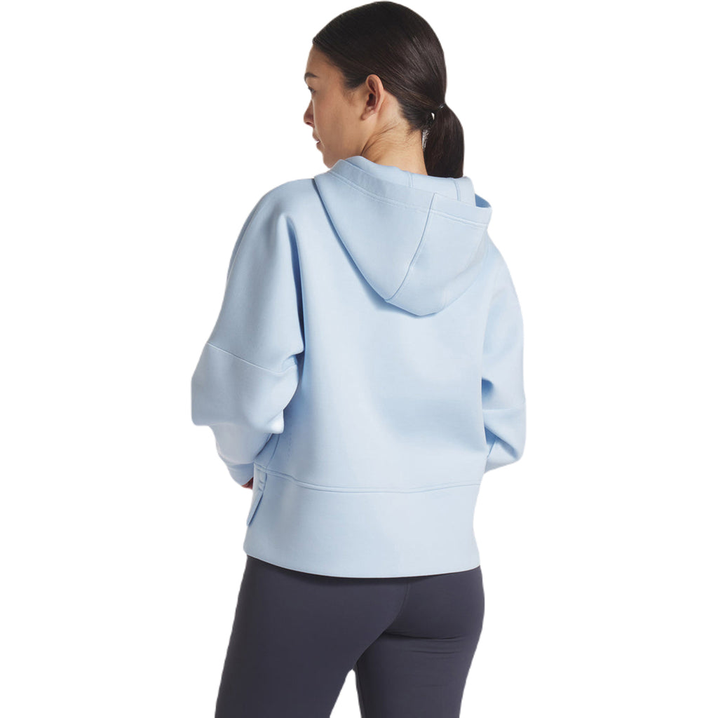 UNRL Women's Sky Blue LuxBreak Oversized Hoodie