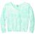 Port & Company Women's Cool Mint Beach Wash Cloud Tie-Dye V-Neck Sweatshirt