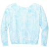 Port & Company Women's Glacier Beach Wash Cloud Tie-Dye V-Neck Sweatshirt