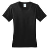 Port & Company Women's Jet Black Ring Spun Cotton Tee