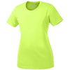 Port & Company Women's Neon Yellow Performance Tee