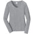 Port & Company Women's Athletic Heather Long Sleeve Fan Favorite V-Neck Tee