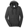 Port & Company Women's Dark Heather Grey Core Fleece Full-Zip Hooded Sweatshirt