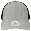 Legacy Heather Grey/Black Lo-Pro Snapback Trucker Cap