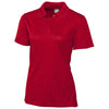 Clique Women's Cardinal Red S/S Ice Pique Polo