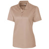 Clique Women's Light Beige S/S Ice Pique Polo