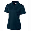 Clique Women's Navy S/S Ice Pique Polo