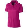 Clique Women's Ribbon Pink Parma Polo