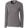 Clique Women's Grey Heather Long Sleeve Phoenix Tee