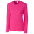 Clique Women's Ribbon Pink Heather Long Sleeve Phoenix Tee