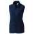 Clique Women's Navy Summit Full Zip Microfleece Vest