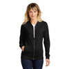 Sport-Tek Women's Black Lightweight French Terry Bomber