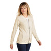 Sport-Tek Women's Ecru Lightweight French Terry Bomber