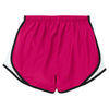 Sport-Tek Women's Pink Raspberry/White/Black Cadence Short