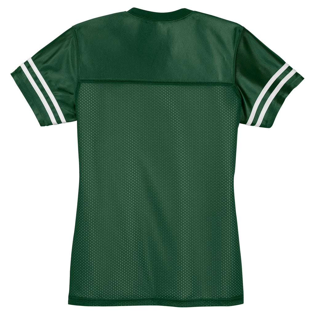 Sport-Tek Women's Forest Green/ White PosiCharge Replica Jersey