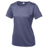 Sport-Tek Women's True Navy Heather Contender Scoop Neck Tee