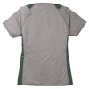 Sport-Tek Women's Vintage Heather/Forest Green Heather Colorblock Contender V-Neck Tee