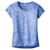 Sport-Tek Women's True Royal Electric PosiCharge Electric Heather Sporty Tee