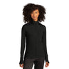 Sport-Tek Women's Black Sport-Wick Flex Fleece Full-Zip