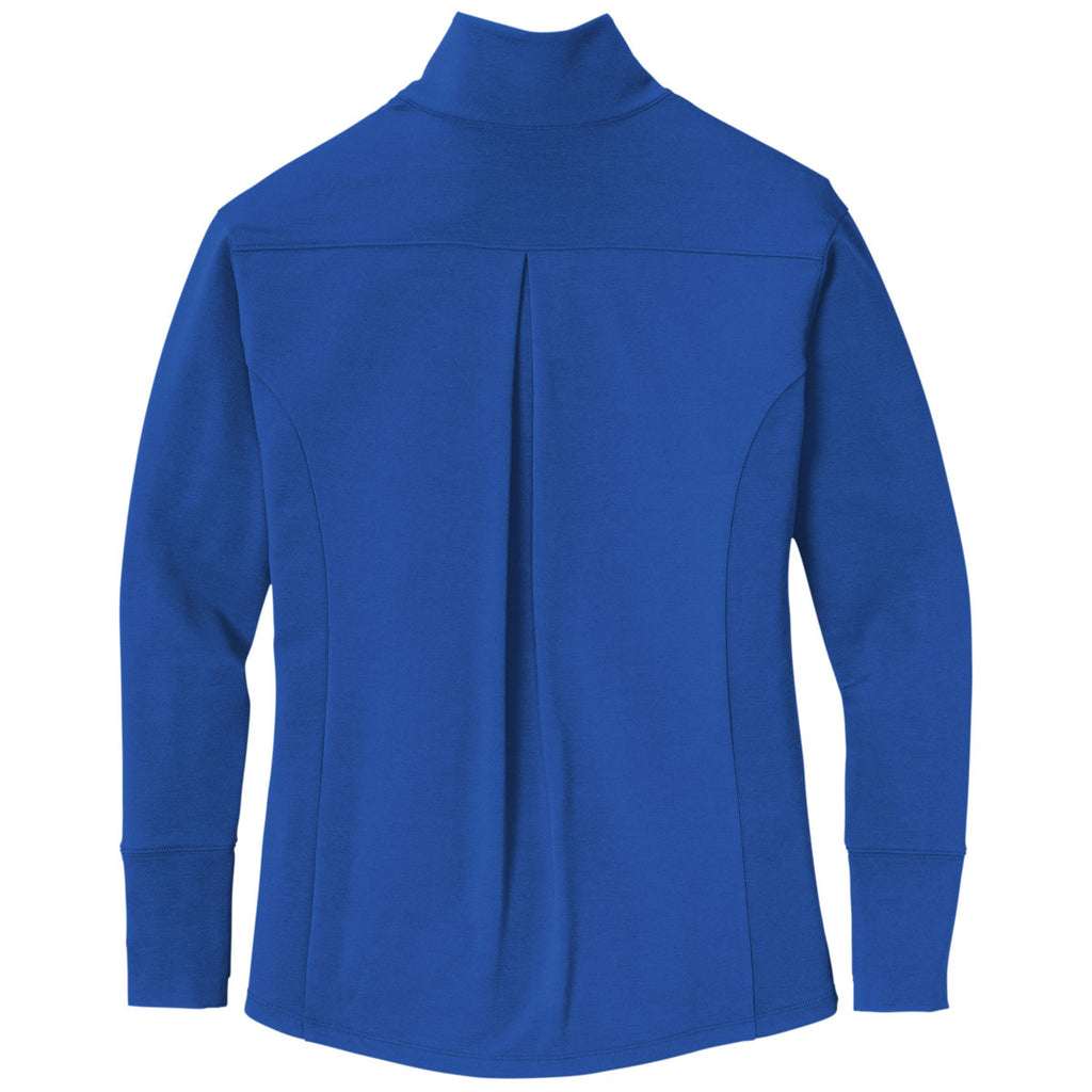 Sport-Tek Women's True Royal Sport-Wick Flex Fleece Full-Zip