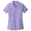 Sport-Tek Women's Purple Electric PosiCharge Electric Heather Polo