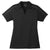 Sport-Tek Women's Black/Iron Grey Micropique Sport-Wick Piped Polo