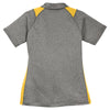 Sport-Tek Women's Vintage Heather/Gold Heather Colorblock Contender Polo