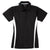 Sport-Tek Women's Black/White PosiCharge Micro-Mesh Colorblock Polo