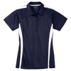 Sport-Tek Women's True Navy PosiCharge Micro-Mesh Colorblock Polo