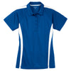 Sport-Tek Women's True Royal PosiCharge Micro-Mesh Colorblock Polo