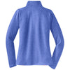 Sport-Tek Women's True Royal Heather Sport-Wick Stretch 1/4-Zip Pullover