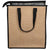 Primeline Black Jute Cooler Tote