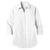 Port Authority Women's White 3/4-Sleeve Carefree Poplin Shirt