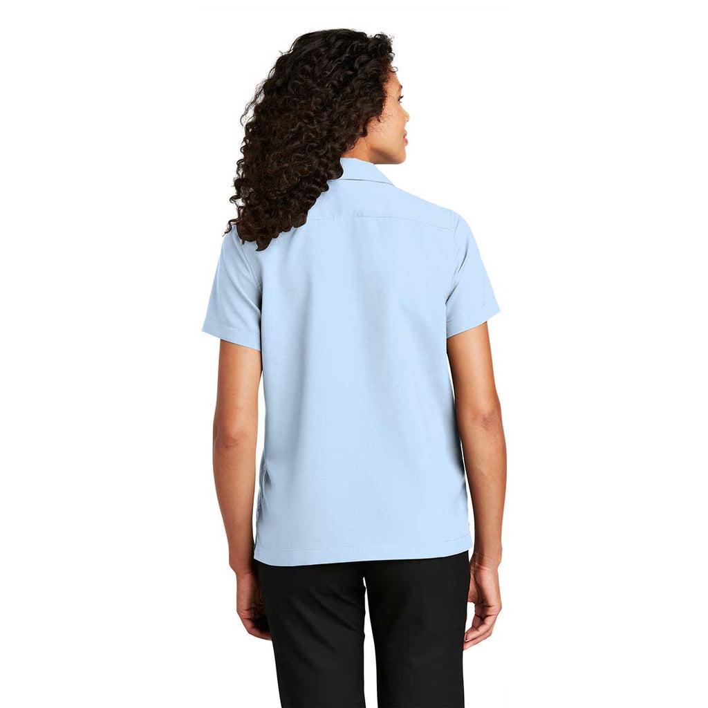 Port Authority Women's Cloud Blue Short Sleeve Performance Staff Shirt