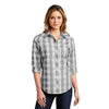 Port Authority Women's Shadow Grey Everyday Plaid Shirt