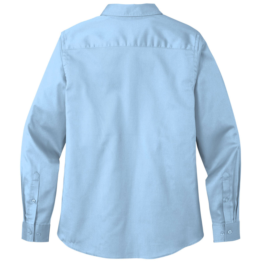 Port Authority Women's Cloud Blue Long Sleeve SuperPro React