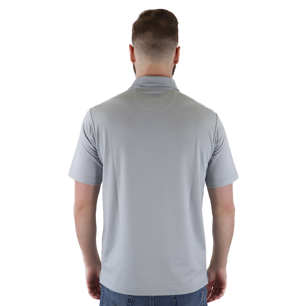 Zusa 3 Day Men's Cloud Grey Heather Itasca Polo