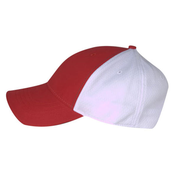 AHEAD Red/Graphite Water Resistant Nylon Cap