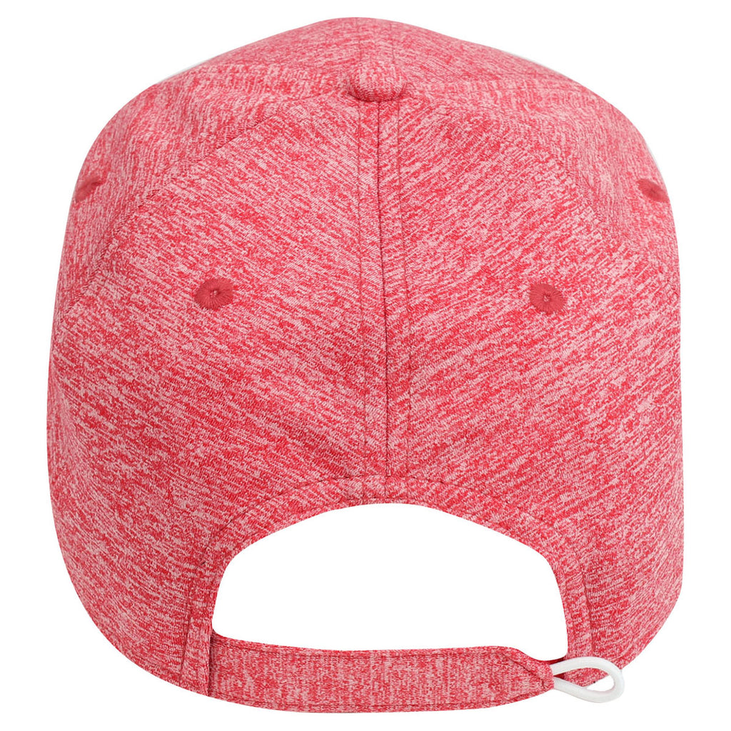 AHEAD University Cardinal Heather Solid Cap