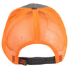 AHEAD Graphite/Neon Orange Neon Mesh Back Cap