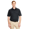 Harriton Men's Black Tactical Performance Polo