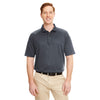 Harriton Men's Dark Charcoal Tactical Performance Polo