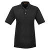 Harriton Men's Black 5.6 oz. Easy Blend Polo