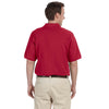 Harriton Men's Red 5.6 oz. Easy Blend Polo