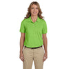 Harriton Women's Lime 5.6 oz. Easy Blend Polo