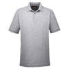 Harriton Men's Grey Heather 5 oz. Blend-Tek Polo