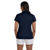 Harriton Women's Navy 4 oz. Polytech Polo