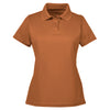 Harriton Women's Texas Orange 4 oz. Polytech Polo