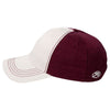 AHEAD Chalk/University Bordeaux Collegiate Washed 2-Tone Cap