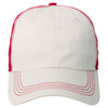 AHEAD Chalk/University Cardinal Collegiate Washed 2-Tone Cap